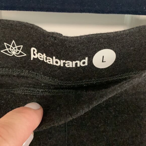 Betabrand Charcoal Knit Pants - Picture 2 of 3